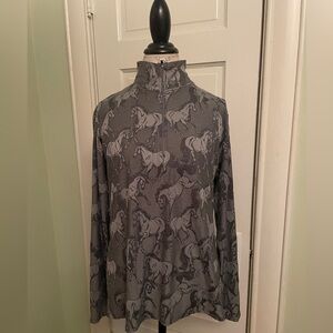 Kerrits Zip Top, gray, XL